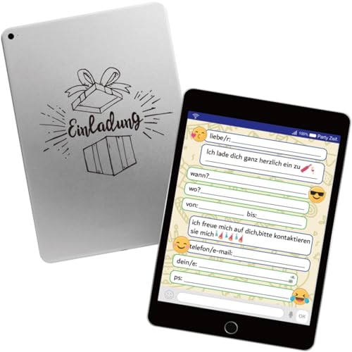 Tixlux 12 Einladungskarten zum Kindergeburtstag, 15 x 10 cm Pad Einladungskarten, Geburtstagseinladungen für Jungen und Mädchen, Geburtstagseinladungen Kinder Geburtstagsfeier Kinderparty Tixlux 12 Einladungskarten zum Kindergeburtstag, 15 x 10 cm Pad Einladungskarten, Geburtstagseinladungen für Jungen und Mädchen, Geburtstagseinladungen Kinder Geburtstagsfeier Kinderparty von Tixlux