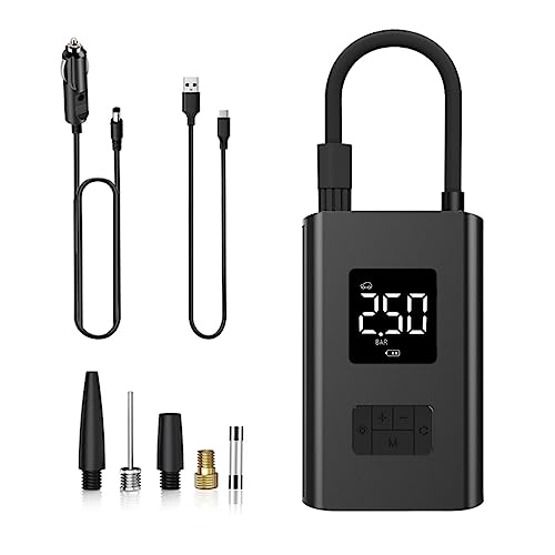 Tixqeaif 1Set Auto-Luftpumpe, Digitalanzeige mit Leichter Auto-Motorrad-Multifunktionspumpe Tixqeaif 1Set Auto-Luftpumpe, Digitalanzeige mit Leichter Auto-Motorrad-Multifunktionspumpe von Tixqeaif
