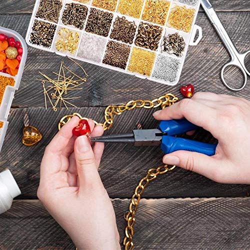 Tixqeaif 2880 StüCke Hand Gefertigte Ohr Haken Ohr StöPsel Schmuck Herstellung Werkzeug DIY Positionierung Perle T Nadel Schmetterling Ohr StöPsel Material von Tixqeaif