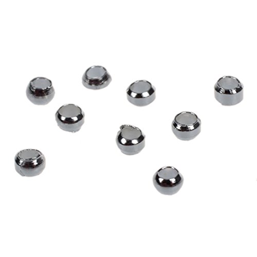 Tixqeaif 2mm Schmuckzubehör Quetschperlen Bouton Silber X2500 Tixqeaif 2mm Schmuckzubehör Quetschperlen Bouton Silber X2500 von Tixqeaif