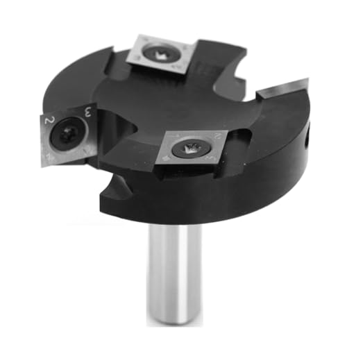 Tixqeaif 4-Schneidiger Holzhobelbohrer zum Schneiden Von T-Förmigem Nutmesser, Durchmesser 1/2 Schaft, Spoilboard-Oberflächeneinsatz, Hartmetallplatte Tixqeaif 4-Schneidiger Holzhobelbohrer zum Schneiden Von T-Förmigem Nutmesser, Durchmesser 1/2 Schaft, Spoilboard-Oberflächeneinsatz, Hartmetallplatte von Tixqeaif