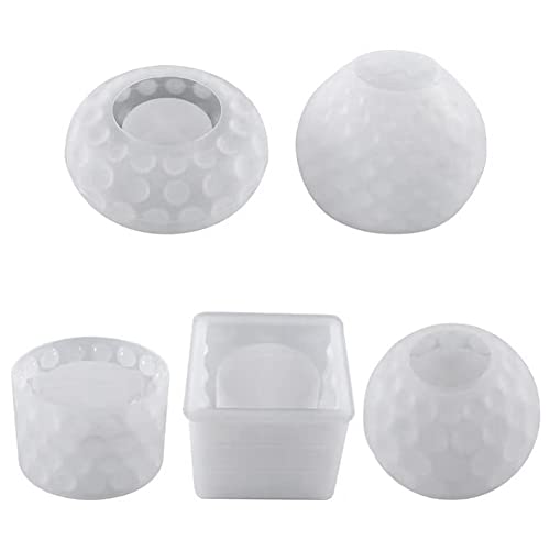 Tixqeaif 5-Teiliges Silikon-Kerzenformen-Set für die Kerzenherstellung, 3D-Silikonform, Silikonform für Sojawachs, Seife Tixqeaif 5-Teiliges Silikon-Kerzenformen-Set für die Kerzenherstellung, 3D-Silikonform, Silikonform für Sojawachs, Seife von Tixqeaif
