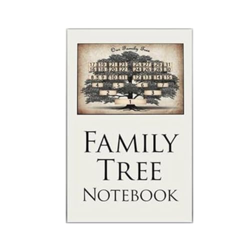 Tixqeaif Weißes Stammbaum-Notizbuch für Babys, Männer, Frauen, Großeltern, Schwiegereltern, Kinder für Genealogie-Erinnerungen/Vorfahrengeschichten von Tixqeaif