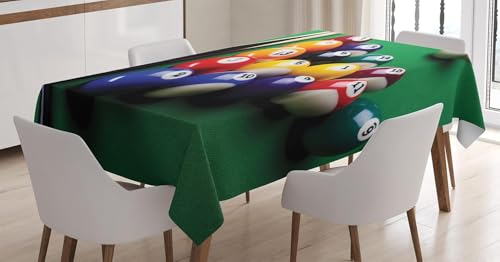 Tischdecke Outdoor Billard Tischdecken Abwaschbar 3D Tischtennis Tischdecke Wetterfest Wasserdicht für Party Biertisch, 140x260 cm Q/P2979 Tischdecke Outdoor Billard Tischdecken Abwaschbar 3D Tischtennis Tischdecke Wetterfest Wasserdicht für Party Biertisch, 140x260 cm Q/P2979 von Tizhweqo