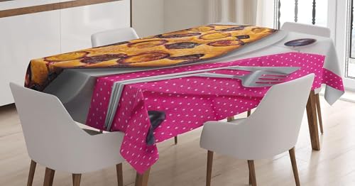 Tischdecke Outdoor Brot Tischdecken Abwaschbar 3D Obst Tischdecke Wetterfest Wasserdicht für Party Biertisch, 140x300 cm Q/P5350 Tischdecke Outdoor Brot Tischdecken Abwaschbar 3D Obst Tischdecke Wetterfest Wasserdicht für Party Biertisch, 140x300 cm Q/P5350 von Tizhweqo