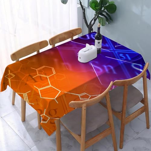 Tischdecke Outdoor Chemische Elemente Tischdecken Abwaschbar 3D Wissenschaft Tischdecke Wetterfest Wasserdicht für Party Biertisch, 100x100 cm Q.P2583 Tischdecke Outdoor Chemische Elemente Tischdecken Abwaschbar 3D Wissenschaft Tischdecke Wetterfest Wasserdicht für Party Biertisch, 100x100 cm Q.P2583 von Tizhweqo