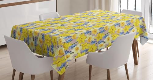 Tischdecke Outdoor Gartenszene Tischdecken Abwaschbar 3D Gelbe Blumen Tischdecke Wetterfest Wasserdicht für Party Biertisch, 140x140 cm Q/P2964 Tischdecke Outdoor Gartenszene Tischdecken Abwaschbar 3D Gelbe Blumen Tischdecke Wetterfest Wasserdicht für Party Biertisch, 140x140 cm Q/P2964 von Tizhweqo