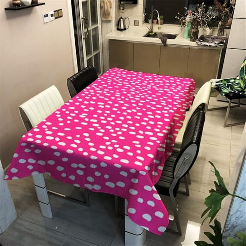 Tischdecke Outdoor Geometrisches Muster Tischdecken Abwaschbar 3D Rosenrot Tischdecke Wetterfest Wasserdicht für Party Biertisch, 100x100 cm Q.P1533 Tischdecke Outdoor Geometrisches Muster Tischdecken Abwaschbar 3D Rosenrot Tischdecke Wetterfest Wasserdicht für Party Biertisch, 100x100 cm Q.P1533 von Tizhweqo
