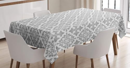 Tischdecke Outdoor Graues Muster Tischdecken Abwaschbar 3D Ethnischer Stil Tischdecke Wetterfest Wasserdicht für Party Biertisch, 90x90 cm Q/P2792 Tischdecke Outdoor Graues Muster Tischdecken Abwaschbar 3D Ethnischer Stil Tischdecke Wetterfest Wasserdicht für Party Biertisch, 90x90 cm Q/P2792 von Tizhweqo
