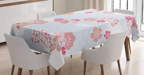 Tischdecke Outdoor Japanische Kirschblüten Tischdecken Abwaschbar 3D Japan Tischdecke Wetterfest Wasserdicht für Party Biertisch, 100x100 cm Q/P5063 Tischdecke Outdoor Japanische Kirschblüten Tischdecken Abwaschbar 3D Japan Tischdecke Wetterfest Wasserdicht für Party Biertisch, 100x100 cm Q/P5063 von Tizhweqo