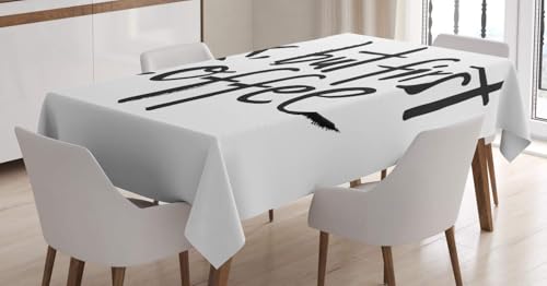 Tischdecke Outdoor Kaffee Tischdecken Abwaschbar 3D Schwarz Und Weiß Tischdecke Wetterfest Wasserdicht für Party Biertisch, 140x240 cm Q/P4798 Tischdecke Outdoor Kaffee Tischdecken Abwaschbar 3D Schwarz Und Weiß Tischdecke Wetterfest Wasserdicht für Party Biertisch, 140x240 cm Q/P4798 von Tizhweqo