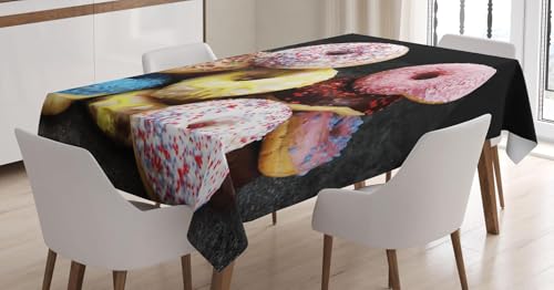 Tischdecke Outdoor Krapfen Tischdecken Abwaschbar 3D Nachtisch Tischdecke Wetterfest Wasserdicht für Party Biertisch, 140x240 cm Q/P5308 Tischdecke Outdoor Krapfen Tischdecken Abwaschbar 3D Nachtisch Tischdecke Wetterfest Wasserdicht für Party Biertisch, 140x240 cm Q/P5308 von Tizhweqo