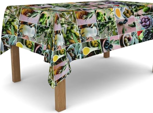 Tischdecke Outdoor Olivenfrucht Tischdecken Abwaschbar 3D Tropische Früchte Tischdecke Wetterfest Wasserdicht für Party Biertisch, 140x140 cm Q/P5234 Tischdecke Outdoor Olivenfrucht Tischdecken Abwaschbar 3D Tropische Früchte Tischdecke Wetterfest Wasserdicht für Party Biertisch, 140x140 cm Q/P5234 von Tizhweqo