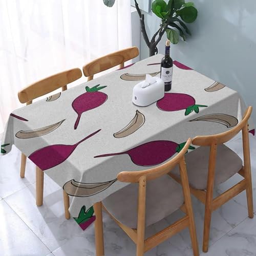 Tischdecke Outdoor Radieschen Tischdecken Abwaschbar 3D Gemüse Tischdecke Wetterfest Wasserdicht für Party Biertisch, 140x300 cm Q.P1800 Tischdecke Outdoor Radieschen Tischdecken Abwaschbar 3D Gemüse Tischdecke Wetterfest Wasserdicht für Party Biertisch, 140x300 cm Q.P1800 von Tizhweqo