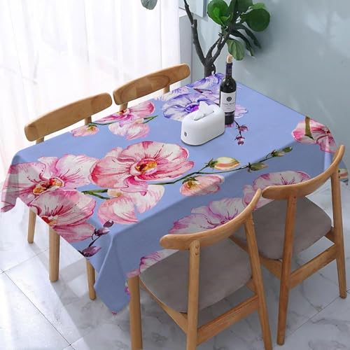 Tischdecke Outdoor Rosa Blumen Tischdecken Abwaschbar 3D Gartenszene Tischdecke Wetterfest Wasserdicht für Party Biertisch, 140x260 cm Q.P959 Tischdecke Outdoor Rosa Blumen Tischdecken Abwaschbar 3D Gartenszene Tischdecke Wetterfest Wasserdicht für Party Biertisch, 140x260 cm Q.P959 von Tizhweqo