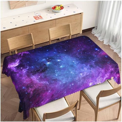 Tischdecke Outdoor Sternenhimmel Tischdecken Abwaschbar 3D Galaxis Tischdecke Wetterfest Wasserdicht für Party Biertisch, 100x100 cm Q/P2623 Tischdecke Outdoor Sternenhimmel Tischdecken Abwaschbar 3D Galaxis Tischdecke Wetterfest Wasserdicht für Party Biertisch, 100x100 cm Q/P2623 von Tizhweqo