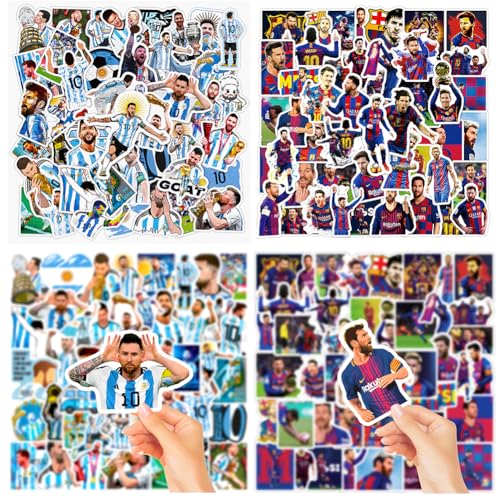 Tkcumwcz Fußball Aufkleber, Fußballstar Aufkleber, Wasserfeste Fussball Sticker, Sport Aufkleber für Kinder, Fussball Aufkleber für Laptops Gepäck, Skateboards, Helme, 100 Stück Tkcumwcz Fußball Aufkleber, Fußballstar Aufkleber, Wasserfeste Fussball Sticker, Sport Aufkleber für Kinder, Fussball Aufkleber für Laptops Gepäck, Skateboards, Helme, 100 Stück von Tkcumwcz