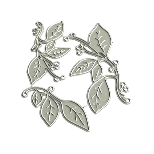 Metall-Stanzformen mit Blättern, Karbonstahl, Prägeschablonen für Karten, Foto-Tagebuch, Scrapbooking, Dekorationen, Metallschnitte, Blätter, Schneiden für Scrapbooking, Tagebuch, Kartendekoration von Tkidplw