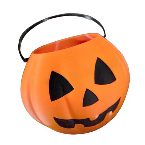 Retro-Halloween-Süßigkeiten-Eimer, dekorativer Behälter, Party-Leckerli-Halter für Hexen-Party-Dekorationen und Kunsthandwerk, kindersichere Halloween-Schüssel Retro-Halloween-Süßigkeiten-Eimer, dekorativer Behälter, Party-Leckerli-Halter für Hexen-Party-Dekorationen und Kunsthandwerk, kindersichere Halloween-Schüssel von Tkidplw