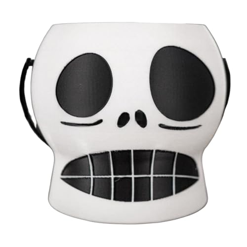 Retro-Halloween-Süßigkeiten-Eimer, dekorativer Behälter, Party-Leckerli-Halter für Hexen-Party-Dekorationen und Kunsthandwerk, kindersichere Halloween-Schüssel Retro-Halloween-Süßigkeiten-Eimer, dekorativer Behälter, Party-Leckerli-Halter für Hexen-Party-Dekorationen und Kunsthandwerk, kindersichere Halloween-Schüssel von Tkidplw