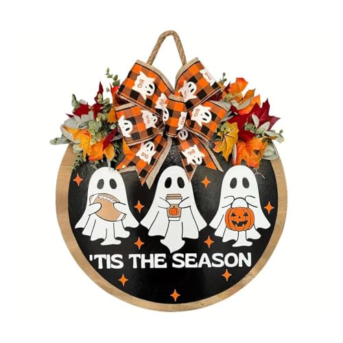 Saisonale Sprecher-Wandbehänge mit natürlichen Blättern, stabile Holzstoffmaterialien für Halloween, Thanksgiving, Zuhause, Dekoration, einfach aufzuhängen, Halloween-Ornament Saisonale Sprecher-Wandbehänge mit natürlichen Blättern, stabile Holzstoffmaterialien für Halloween, Thanksgiving, Zuhause, Dekoration, einfach aufzuhängen, Halloween-Ornament von Tkidplw