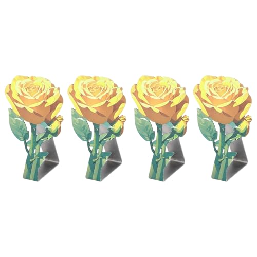 Tkidplw Dekorative Rosenmotive, Tischanker, Edelstahl-Clips für drinnen und draußen, Versammlungen, Tischdeckenverschlüsse, Tischdeckenverschlüsse Tkidplw Dekorative Rosenmotive, Tischanker, Edelstahl-Clips für drinnen und draußen, Versammlungen, Tischdeckenverschlüsse, Tischdeckenverschlüsse von Tkidplw