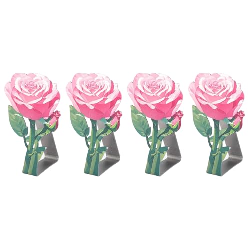 Tkidplw Dekorative Rosenmotive, Tischanker, Edelstahl-Clips für drinnen und draußen, Versammlungen, Tischdeckenverschlüsse, Tischdeckenverschlüsse Tkidplw Dekorative Rosenmotive, Tischanker, Edelstahl-Clips für drinnen und draußen, Versammlungen, Tischdeckenverschlüsse, Tischdeckenverschlüsse von Tkidplw