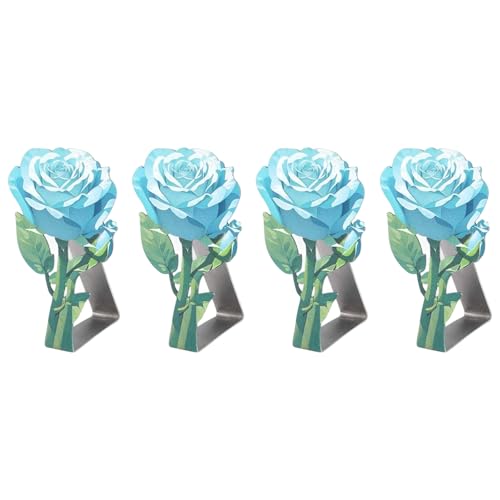 Tkidplw Dekorative Rosenmotive, Tischanker, Edelstahl-Clips für drinnen und draußen, Versammlungen, Tischdeckenverschlüsse, Tischdeckenverschlüsse Tkidplw Dekorative Rosenmotive, Tischanker, Edelstahl-Clips für drinnen und draußen, Versammlungen, Tischdeckenverschlüsse, Tischdeckenverschlüsse von Tkidplw