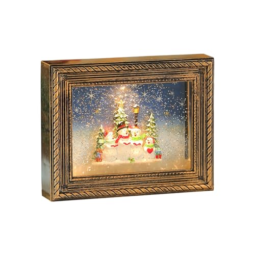 Tkidplw Kreative Weihnachtsszene, kombiniert Fotohalter, Melodien-Player und energieeffiziente Innenbeleuchtung, beleuchtet Schneefälle Spieluhr Tkidplw Kreative Weihnachtsszene, kombiniert Fotohalter, Melodien-Player und energieeffiziente Innenbeleuchtung, beleuchtet Schneefälle Spieluhr von Tkidplw