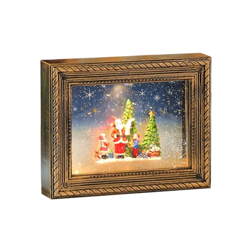 Tkidplw Kreative Weihnachtsszene, kombiniert Fotohalter, Melodien-Player und energieeffiziente Innenbeleuchtung, beleuchtet Schneefälle Spieluhr Tkidplw Kreative Weihnachtsszene, kombiniert Fotohalter, Melodien-Player und energieeffiziente Innenbeleuchtung, beleuchtet Schneefälle Spieluhr von Tkidplw