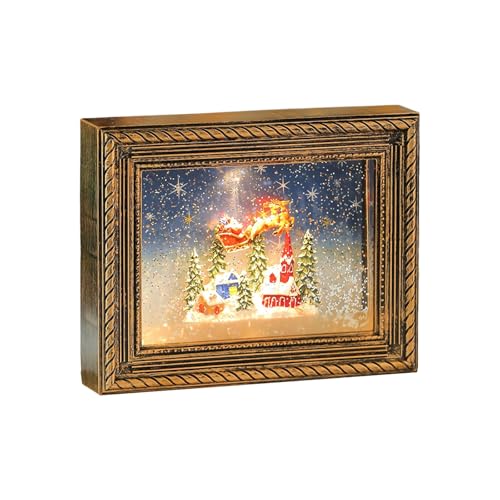 Tkidplw Kreative Weihnachtsszene, kombiniert Fotohalter, Melodien-Player und energieeffiziente Innenbeleuchtung, beleuchtet Schneefälle Spieluhr Tkidplw Kreative Weihnachtsszene, kombiniert Fotohalter, Melodien-Player und energieeffiziente Innenbeleuchtung, beleuchtet Schneefälle Spieluhr von Tkidplw