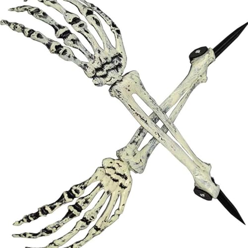 Tkidplw Realistisches Skelett-Handbodenpfahl, Halloween-Dekoration, stabiles Eigentum für Outdoor-Spukpartys, Spukhaus-Partys Tkidplw Realistisches Skelett-Handbodenpfahl, Halloween-Dekoration, stabiles Eigentum für Outdoor-Spukpartys, Spukhaus-Partys von Tkidplw
