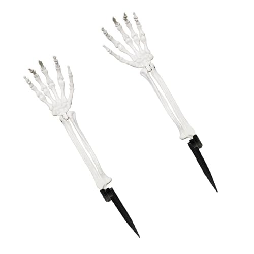 Tkidplw Realistisches Skelett-Handbodenpfahl, Halloween-Dekoration, stabiles Eigentum für Outdoor-Spukpartys, Spukhaus-Partys Tkidplw Realistisches Skelett-Handbodenpfahl, Halloween-Dekoration, stabiles Eigentum für Outdoor-Spukpartys, Spukhaus-Partys von Tkidplw