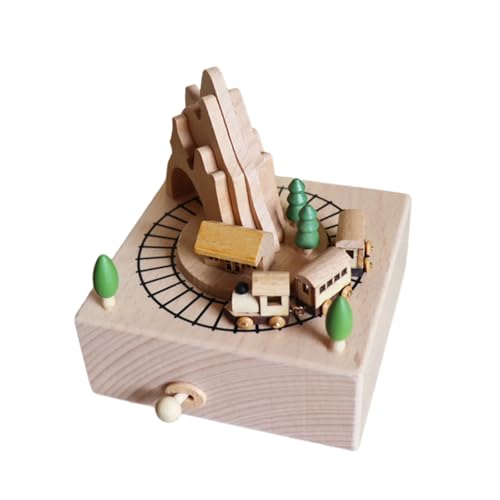 Tkidplw Vintage Spieluhr Holzfigur Drehbar Spielzug Musik Heimdekoration Ornament Weihnachten Geburtstag Geschenk Musical Tkidplw Vintage Spieluhr Holzfigur Drehbar Spielzug Musik Heimdekoration Ornament Weihnachten Geburtstag Geschenk Musical von Tkidplw