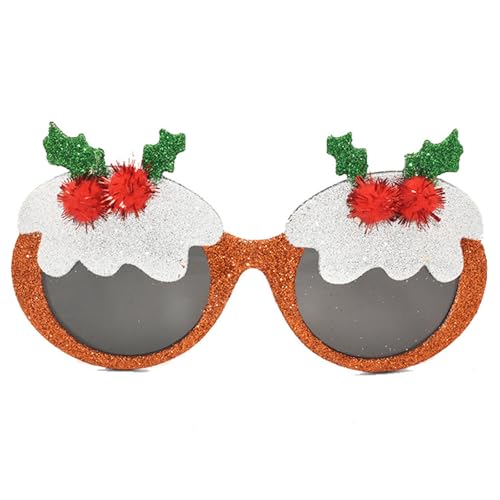 Tkidplw Weihnachtsbrillenrahmen, Glitzer, Party-Kostüm, kreative Brillen für Zubehör, Weihnachten Tkidplw Weihnachtsbrillenrahmen, Glitzer, Party-Kostüm, kreative Brillen für Zubehör, Weihnachten von Tkidplw