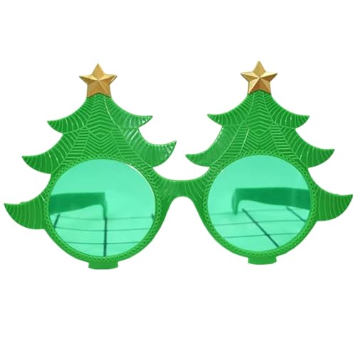 Tkidplw Weihnachtsbrillenrahmen, Glitzer, Party-Kostüm, kreative Brillen für Zubehör, Weihnachten von Tkidplw