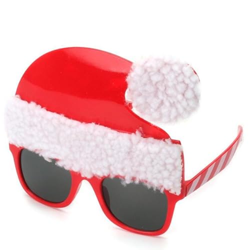 Tkidplw Weihnachtsbrillenrahmen, Glitzer, Party-Kostüm, kreative Brillen für Zubehör, Weihnachten von Tkidplw