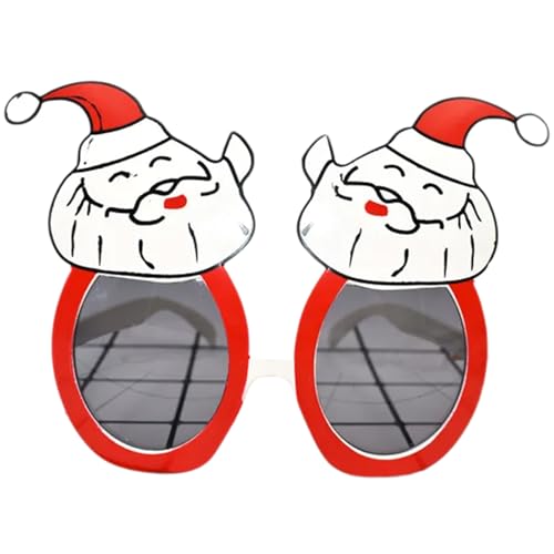 Tkidplw Weihnachtsbrillenrahmen, Glitzer, Party-Kostüm, kreative Brillen für Zubehör, Weihnachten von Tkidplw