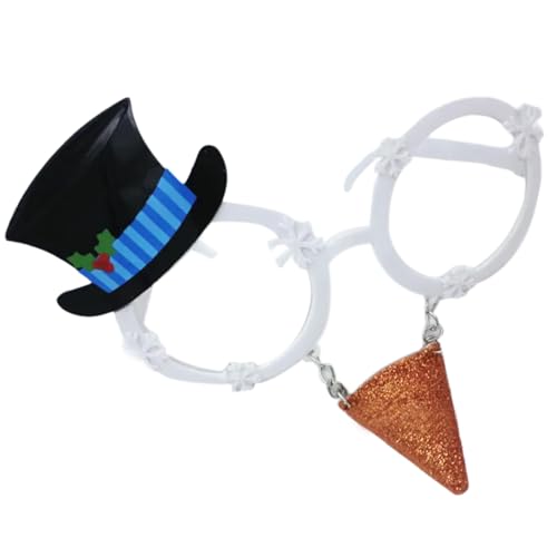 Tkidplw Weihnachtsbrillenrahmen, Glitzer, Party-Kostüm, kreative Brillen für Zubehör, Weihnachten von Tkidplw