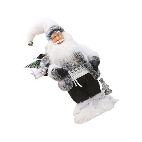 Tkidplw Weihnachtsmann-Dekoration, 30,5 cm, Weihnachtsmann-Figur, Ornament für Kaminsims, Bücherregal, Wohnzimmer, Urlaubsdekorationen, Weihnachtsdekoration Tkidplw Weihnachtsmann-Dekoration, 30,5 cm, Weihnachtsmann-Figur, Ornament für Kaminsims, Bücherregal, Wohnzimmer, Urlaubsdekorationen, Weihnachtsdekoration von Tkidplw
