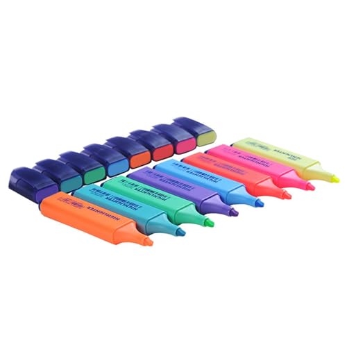 Tragbarer Textmarker, bequemer Griff, fluoreszierender Marker mit ziselierter Spitze für Kartenherstellung, Scrapbooking, Tagebuch, helle Farbe Markierungsstift Tragbarer Textmarker, bequemer Griff, fluoreszierender Marker mit ziselierter Spitze für Kartenherstellung, Scrapbooking, Tagebuch, helle Farbe Markierungsstift von Tkidplw