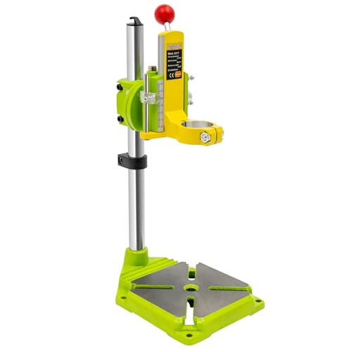 TkkMivcOC Bohrmaschinenständer, Bohrständer mit 3 Plastikköpfe, Bankbohrständer, 90° Drehbar Schraubstock Bohrerhalter, Halterung, Universal Handbohrmaschine Halter TkkMivcOC Bohrmaschinenständer, Bohrständer mit 3 Plastikköpfe, Bankbohrständer, 90° Drehbar Schraubstock Bohrerhalter, Halterung, Universal Handbohrmaschine Halter von TkkMivcOC
