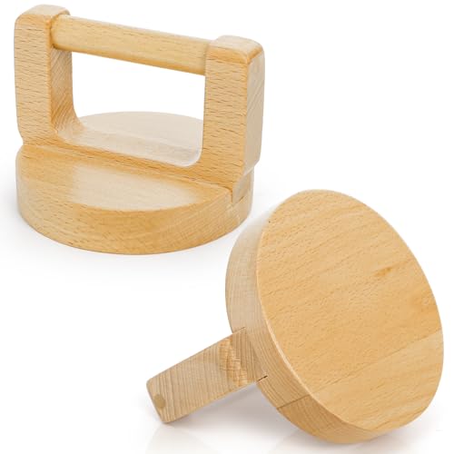 Tlence 2 Stück Blockdruck-Baren, 10,2 cm Bambus- und Holzbarens für Druckherstellung, Kunsthandwerk Brayer-Walzen mit Holzgriff, Handpress-Druckwerkzeug für Linolschnitt, Tinte, Stempeln, Scrapbooking Tlence 2 Stück Blockdruck-Baren, 10,2 cm Bambus- und Holzbarens für Druckherstellung, Kunsthandwerk Brayer-Walzen mit Holzgriff, Handpress-Druckwerkzeug für Linolschnitt, Tinte, Stempeln, Scrapbooking von Tlence