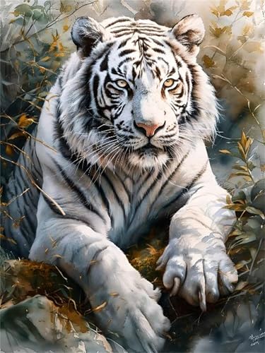 Malen Nach Zahlen Erwachsene Tiger Malen Nach Zahlen Kinder Tier Paint by Numbers Bastelset Erwachsene Groß 100x130cm DIY Handgemalt öLgemäLde Set Mit 3 Pinsel Acrylpigment für Deko Wohnzimmer, A-1045 Malen Nach Zahlen Erwachsene Tiger Malen Nach Zahlen Kinder Tier Paint by Numbers Bastelset Erwachsene Groß 100x130cm DIY Handgemalt öLgemäLde Set Mit 3 Pinsel Acrylpigment für Deko Wohnzimmer, A-1045 von Tloome