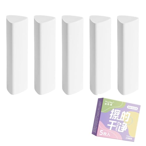 5 Stück Radiergummi Stift Radiergummis für Kinder mit niedlichen Katzenpfoten Einziehbarer Radiergummi Kawaii Push Pull Radiergummis (White1) von Tlynsnil