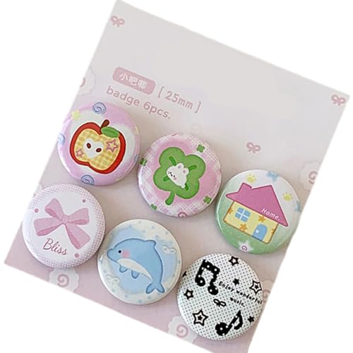 1. 6PCS Cartoon Metal Brosche Stifte Dekorative Abzeichen Für Kinder Erwachsene Kleidung Rucksäcke Hüte Jacken Zubehör Schnelle Clip Mode Accessoires 1. 6PCS Cartoon Metal Brosche Stifte Dekorative Abzeichen Für Kinder Erwachsene Kleidung Rucksäcke Hüte Jacken Zubehör Schnelle Clip Mode Accessoires von Tmboryuu