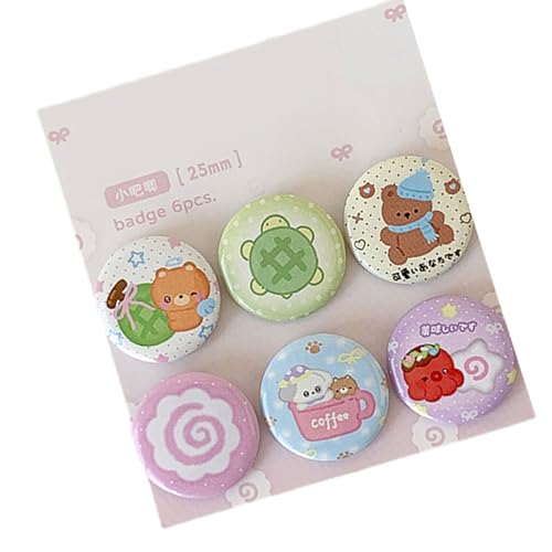 1. 6PCS Cartoon Metal Brosche Stifte Dekorative Abzeichen Für Kinder Erwachsene Kleidung Rucksäcke Hüte Jacken Zubehör Schnelle Clip Mode Accessoires 1. 6PCS Cartoon Metal Brosche Stifte Dekorative Abzeichen Für Kinder Erwachsene Kleidung Rucksäcke Hüte Jacken Zubehör Schnelle Clip Mode Accessoires von Tmboryuu