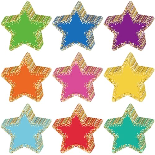 108pcs Star Cutouts Paper 5 5 Zoll Fünf Spitze Star Konfetti Ausschnitte Für Hochzeit Weihnachten Klassenzimmer Bulletin Board von Tmboryuu
