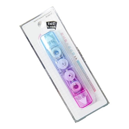 2 In 1 White Out Tape Scrapbooking Tape Doppelkopfkorrektur Mit Kleberwalze Für Instantskorrekturen von Tmboryuu