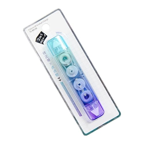 2 In 1 White Out Tape Scrapbooking Tape Doppelkopfkorrektur Mit Kleberwalze Für Instantskorrekturen von Tmboryuu